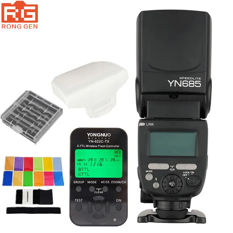Беспроводная вспышка YONGNUO YN685 YN-685 (модернизированная версия YN-568EX II) HSS TTL для Canon +