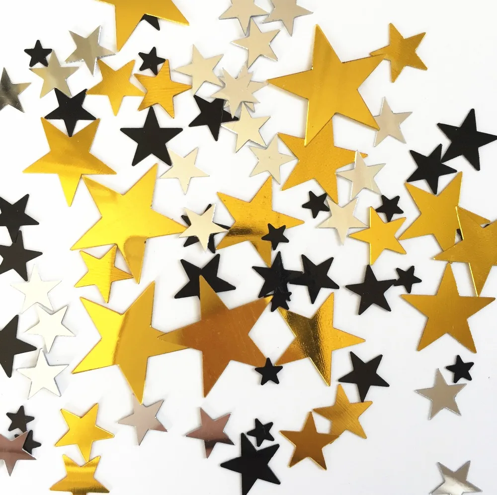 Gold Silver Black mixture Stars LARGE MIXED Packet Table Confetti Wedding Party Table Hollywood Casino Table Party Decoration
Gold Silver Black mixture Stars LARGE MIXED Packet Table Confetti Wedding Party Table Hollywood Casino Table Party Decoration