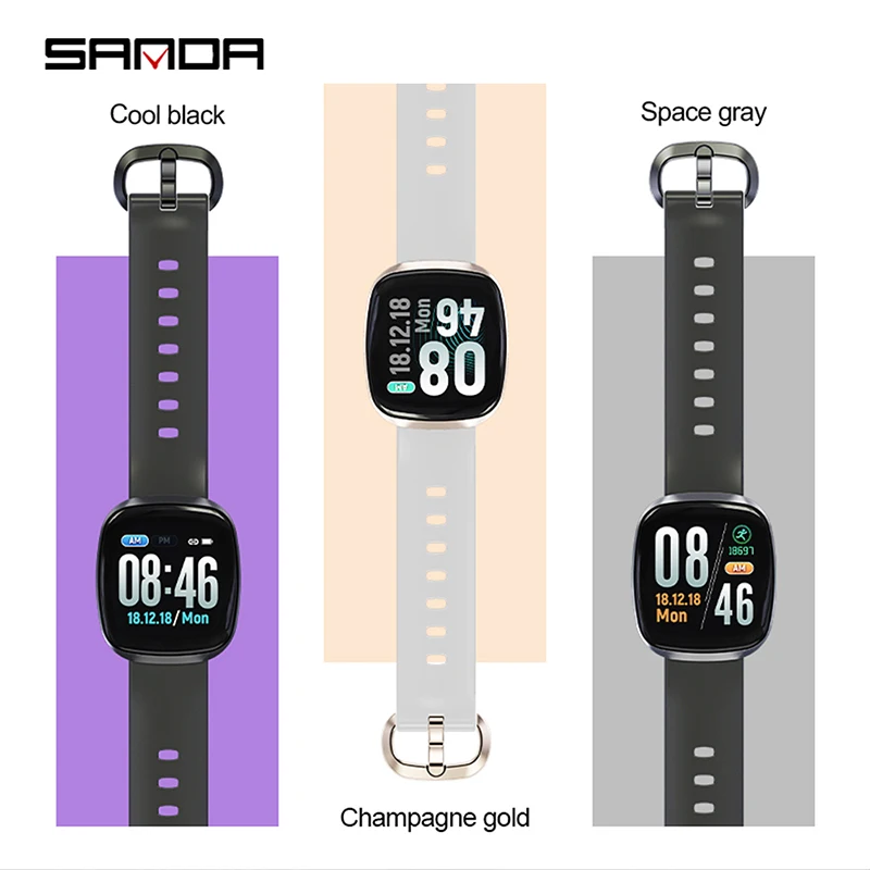 SANDA GT103 Fashion Men Smart Blood Pressure Sport Wristwatch Heart Rate Monitor Watch IP67 Waterproof Digital Clock Wristwatch
SANDA GT103 Fashion Men Smart Blood Pressure Sport Wristwatch Heart Rate Monitor Watch IP67 Waterproof Digital Clock Wristwatch
