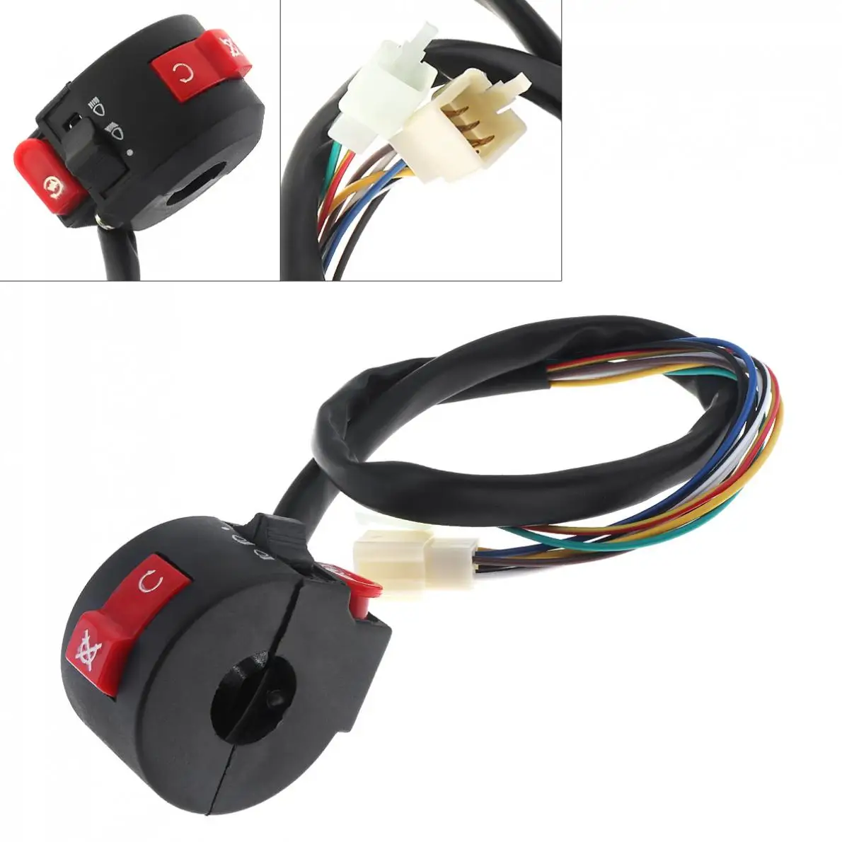 22MM Durable Motorcycle Handlebar Electric Fog Light Start Steering Wheel Control Switch for 110CC Motorcycle / ATV
22MM Durable Motorcycle Handlebar Electric Fog Light Start Steering Wheel Control Switch for 110CC Motorcycle / ATV