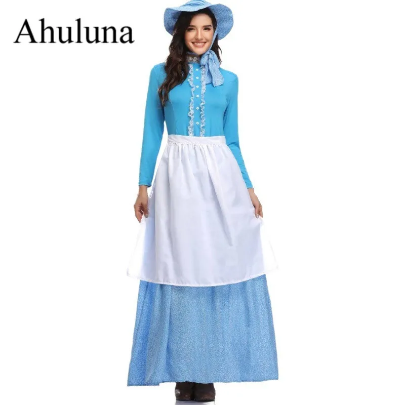 Halloween Costumes For Women Adult Maid Cosplay Costumes Medieval Dress European Renaissance Colonial Pastoral Suit C124
Halloween Costumes For Women Adult Maid Cosplay Costumes Medieval Dress European Renaissance Colonial Pastoral Suit C124