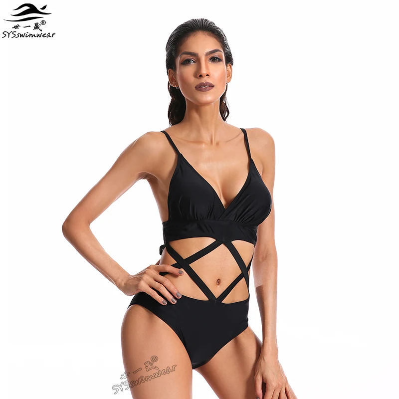 Hot Hot Top Quality Sexy Swimwear Women One Pieces Swimwear Deep-V Hollow Bandage Bathing Suit Sexy Black Pool Party Swimsuit
Hot Hot Top Quality Sexy Swimwear Women One Pieces Swimwear Deep-V Hollow Bandage Bathing Suit Sexy Black Pool Party Swimsuit