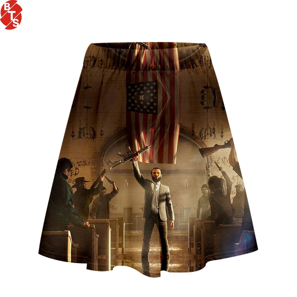 Kpop Bang Store Far Cry 5 Fashion 3D Printed Skirts Women Summer Casual Short Skirt Hot Sale Popular Game Girls Trendy Wear
Kpop Bang Store Far Cry 5 Fashion 3D Printed Skirts Women Summer Casual Short Skirt Hot Sale Popular Game Girls Trendy Wear