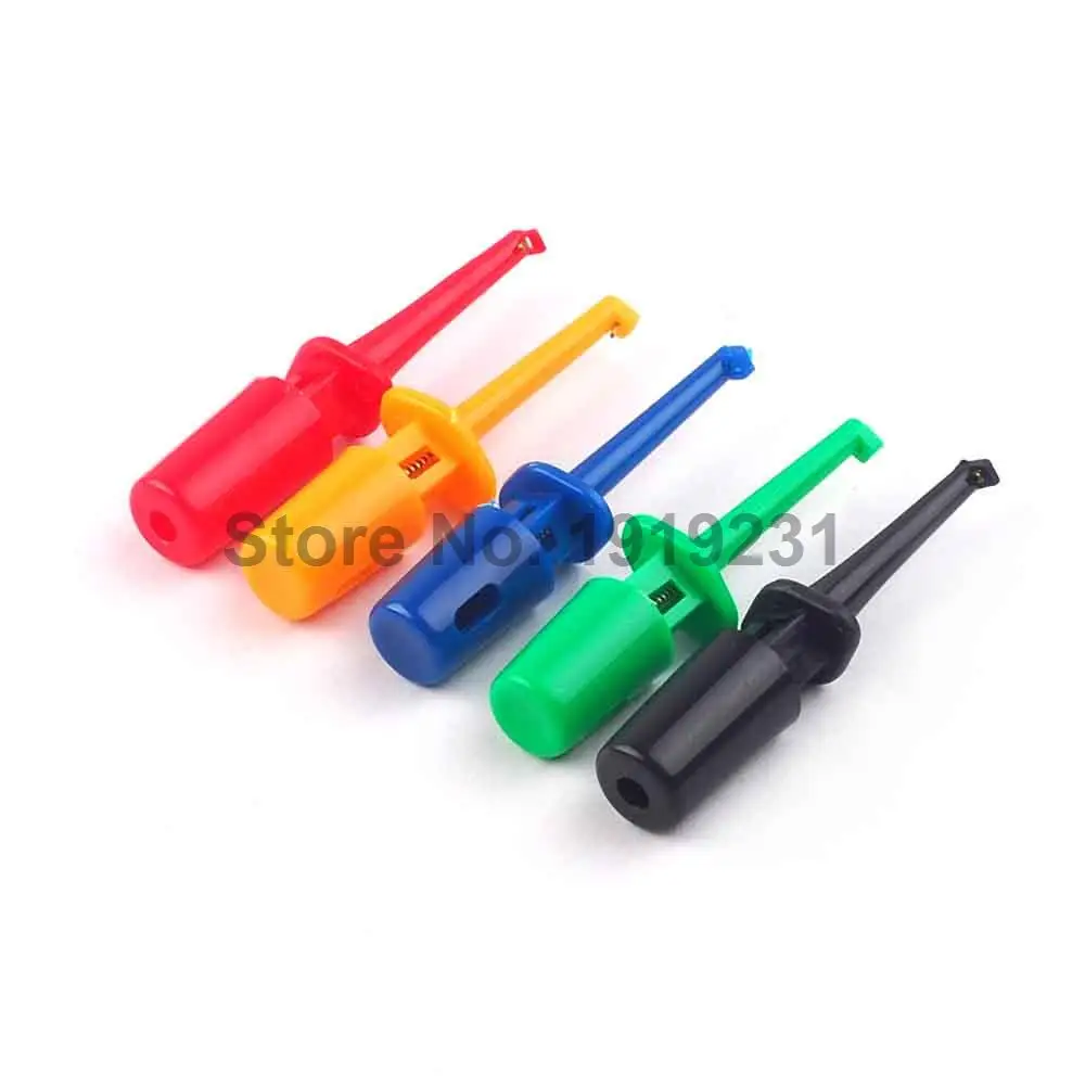 50PCS Multimeter Lead Wire Kit Test Hook Clip Grabbers Test Probe Each color 10pcs
50PCS Multimeter Lead Wire Kit Test Hook Clip Grabbers Test Probe Each color 10pcs