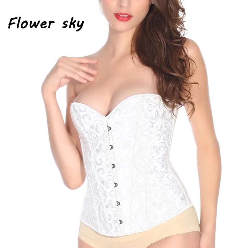 Sexy Bustier Slim Corset Women Satin Bone gothic Corsets Lace Up boned Overbust Bustier Waist Cincher Body Shaper Corselet S-2XL
Sexy Bustier Slim Corset Women Satin Bone gothic Corsets Lace Up boned Overbust Bustier Waist Cincher Body Shaper Corselet S-2XL