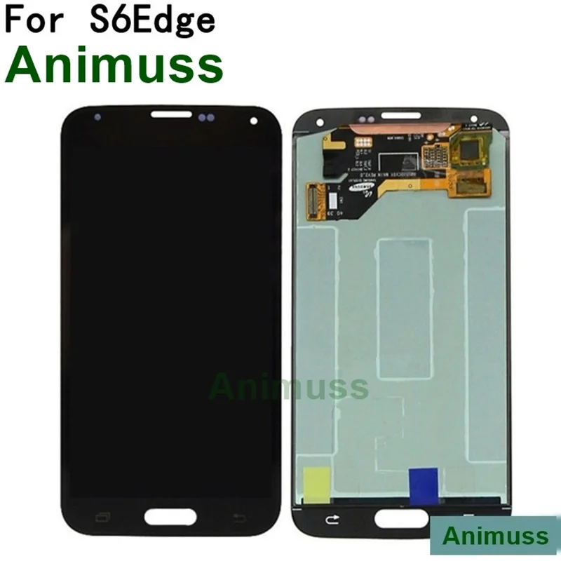 Анимусс для samsung S6Edge экран в сборе мобильный телефон S6 изогнутая поверхность G925
