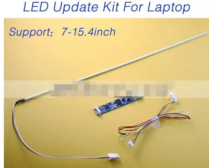 LCD Laptop Dimable LED Backlight Lamps Adjustable Light Update Kit Strip+Board 9-25V Input Free Shipping
LCD Laptop Dimable LED Backlight Lamps Adjustable Light Update Kit Strip+Board 9-25V Input Free Shipping
