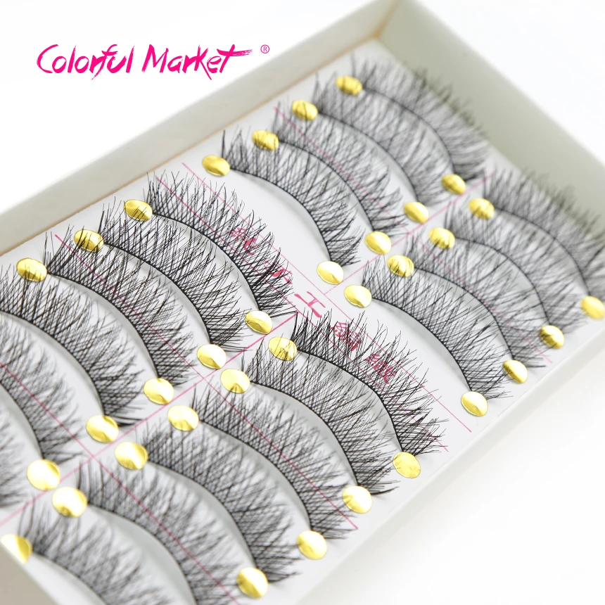 10 pairs False Eyelashes silk lashes Makeup Handmade Soft long False Lashes eyelashes extension tools Black Cotton Stalk
10 pairs False Eyelashes silk lashes Makeup Handmade Soft long False Lashes eyelashes extension tools Black Cotton Stalk
