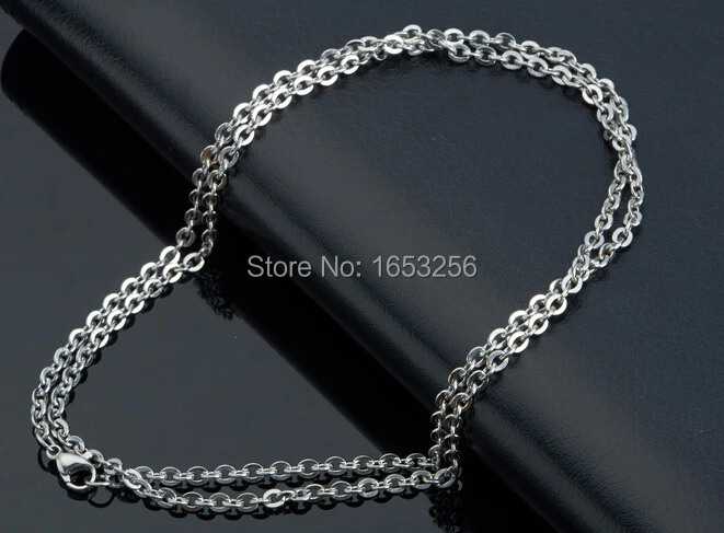 Lot 10pcs thin 1.5mm 18-30'' In bulk Women Girls Jewelry Stainless steel Strong Oval Llink Chain Necklace
Lot 10pcs thin 1.5mm 18-30'' In bulk Women Girls Jewelry Stainless steel Strong Oval Llink Chain Necklace