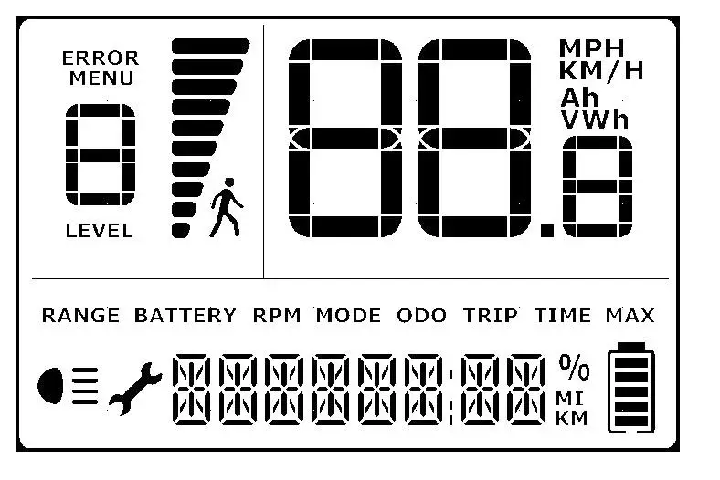 24V36V48V250W350W electric scooter lithium battery brushless controller LCD instrument S100H
24V36V48V250W350W electric scooter lithium battery brushless controller LCD instrument S100H