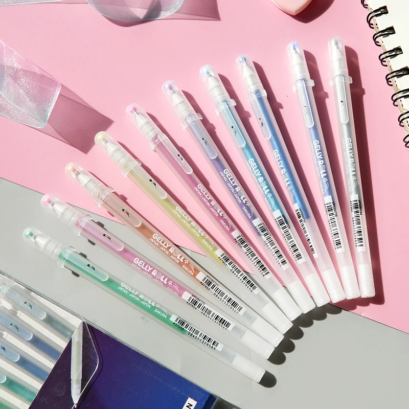 Sakura 0.6mm Glitter Colored Gel Pen 12 Color Gelly Roll Stardust Pen Highlighters Pen for Scrapbooking Diy
Sakura 0.6mm Glitter Colored Gel Pen 12 Color Gelly Roll Stardust Pen Highlighters Pen for Scrapbooking Diy