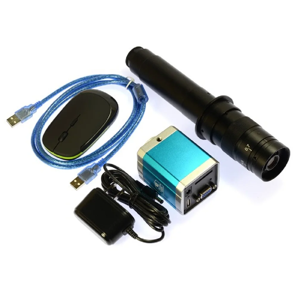 Микроскоп VGA 2.0MP промышленная камера Высокоскоростная CMOS для микроскопов большая