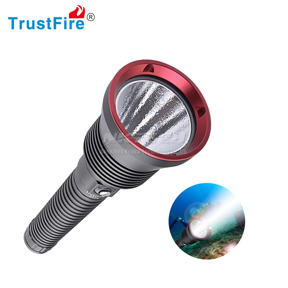 TrustFire DF70 Diving Flashlight Torch 70m XHP-70 LED 4-Mode Lamp Waterproof Lantern Underwater Dive Light 3200LM For Scuba Cave
TrustFire DF70 Diving Flashlight Torch 70m XHP-70 LED 4-Mode Lamp Waterproof Lantern Underwater Dive Light 3200LM For Scuba Cave