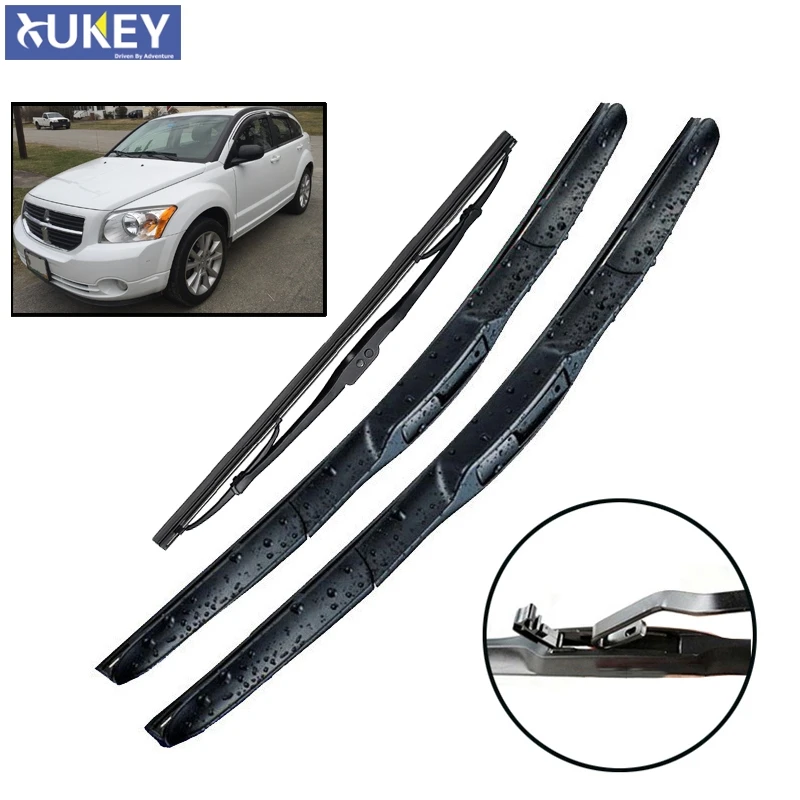 Xukey Front Rear Windscreen Wiper Blades Set For Dodge Caliber 2013 2012 2011 2010 2009 2008 2007 2006 24''17''11''
Xukey Front Rear Windscreen Wiper Blades Set For Dodge Caliber 2013 2012 2011 2010 2009 2008 2007 2006 24''17''11''