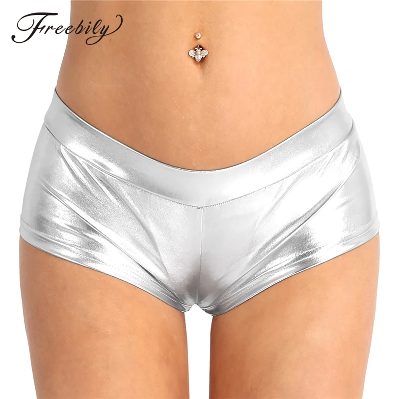 Sexy Women Pole Dance shorts Metallic Shorts Shiny Bottoms Dancing Costumes Faux Leather Low Waist Hot Shorts pole dance wear
Sexy Women Pole Dance shorts Metallic Shorts Shiny Bottoms Dancing Costumes Faux Leather Low Waist Hot Shorts pole dance wear
