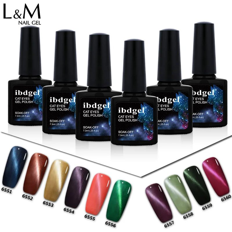 MOQ 1 pcs ibdgel brand 48 color cat eyes nail gel soak off uv led polish | Красота и здоровье