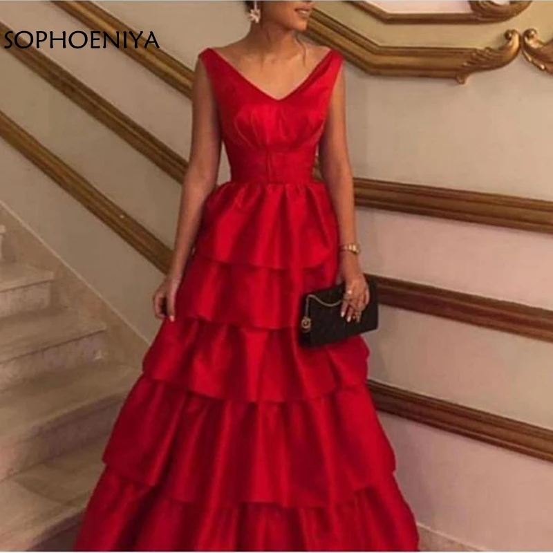 New Arrival V Neck Red Evening dresses Long Draped Abendkleider abiye formal dress Sexy evening gown robe soire
New Arrival V Neck Red Evening dresses Long Draped Abendkleider abiye formal dress Sexy evening gown robe soire