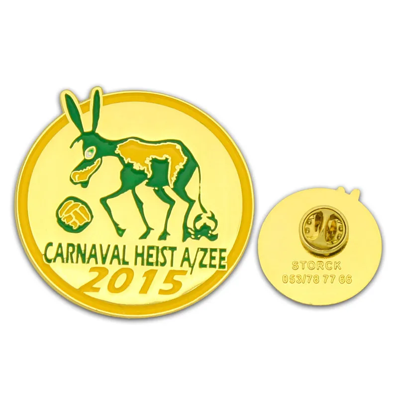 Manufacturer custom animal logo badge plating paint gold badge back butterfly buckle
Manufacturer custom animal logo badge plating paint gold badge back butterfly buckle