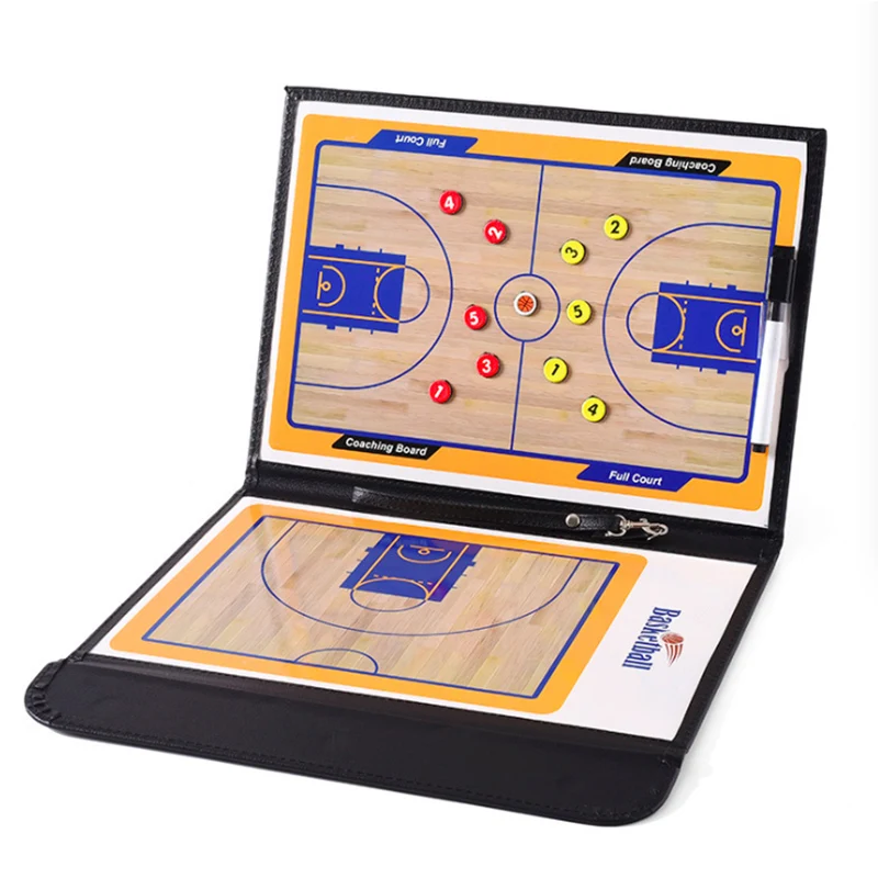New Basketball Coach Board Dry Erase Basketball Strategy Board Tactics Luxury Version Color folding Trainboard magnetic pen
New Basketball Coach Board Dry Erase Basketball Strategy Board Tactics Luxury Version Color folding Trainboard magnetic pen