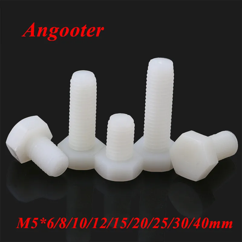 Винтовые болты с шестигранной головкой и резьбой, 100 шт, M5 * 6/8/10/12/15/20/25/30-50 мм
Винтовые болты с шестигранной головкой и резьбой, 100 шт, M5 * 6/8/10/12/15/20/25/30-50 мм