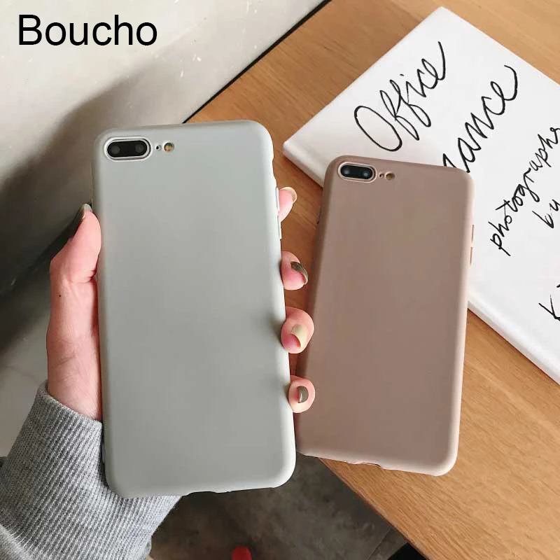 Boucho Чехол для мобильного телефона iPhone 11 12 Pro MAX мини XS XR X Мягкий силиконовый чехол 6