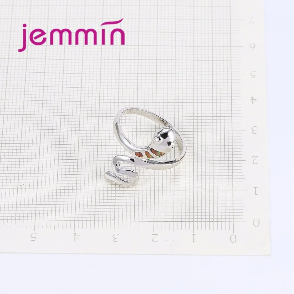 Beautiful Cute Snake Ring Rainbow Opal Animal Ring 925 Sterling Silver Jewelry for Women Girls Special Birthday Gift
Beautiful Cute Snake Ring Rainbow Opal Animal Ring 925 Sterling Silver Jewelry for Women Girls Special Birthday Gift