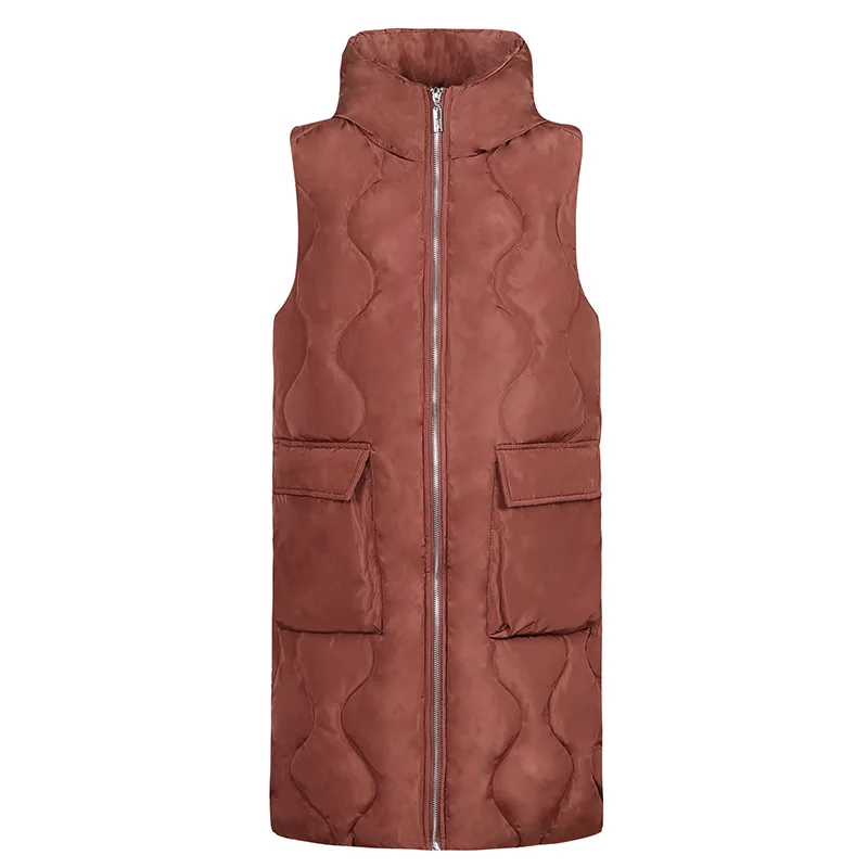 Women's Vest 2018 Winter Women's Sleeveless Jacket Casual Hooded Solid Warm Long Female Vest Waistcoat For Women M L XL XXL
Women's Vest 2018 Winter Women's Sleeveless Jacket Casual Hooded Solid Warm Long Female Vest Waistcoat For Women M L XL XXL