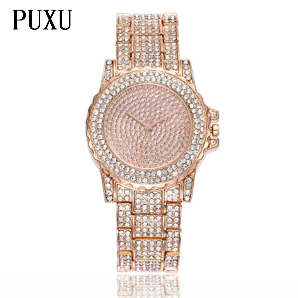 Reloj Mujer Brand New Vintage Ladies Luxury Rose Gold Quartz Dress Wristwatches Women Rhinestone Watches Steel Bling Diamond
Reloj Mujer Brand New Vintage Ladies Luxury Rose Gold Quartz Dress Wristwatches Women Rhinestone Watches Steel Bling Diamond