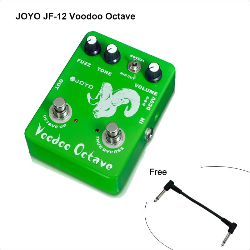 JOYO JF-12 Voodoo Octave Electric Guitar Effect Pedal Bass Dynamic Compression Fuzz Ultimate Distortion True Bypas Free cable
JOYO JF-12 Voodoo Octave Electric Guitar Effect Pedal Bass Dynamic Compression Fuzz Ultimate Distortion True Bypas Free cable