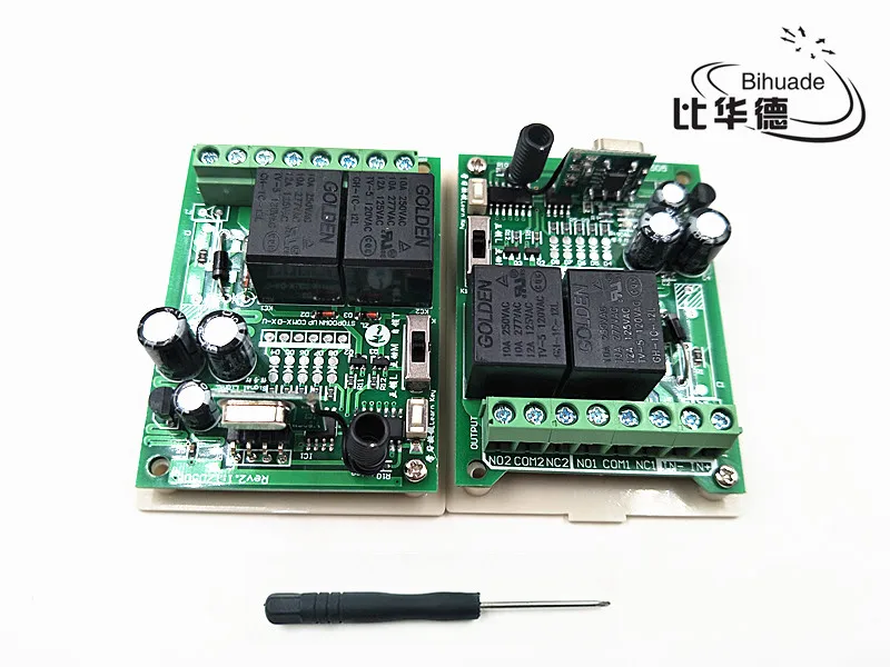 1PCS 315Mhz Universal Wireless Remote Control Switch AC 12V 2CH Relay Receiver Module and RF | Электроника