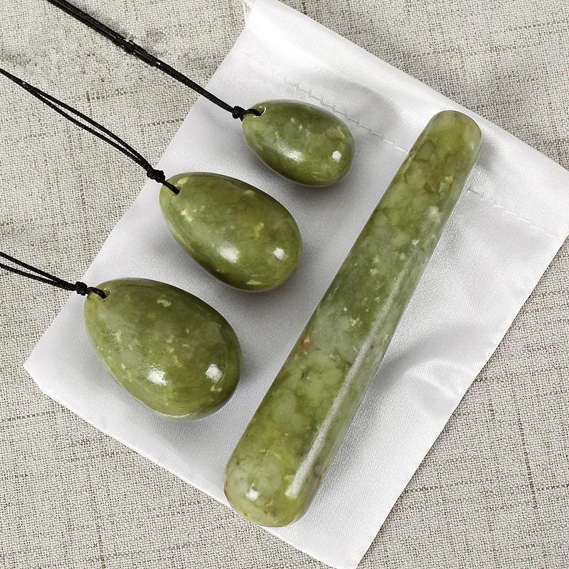 Natural Green Jade Yoni Eggs Drilled Pleasure Wand Helu Jade Massager Kegel Exercise Vaginal Ben Wa Ball Guasha Massage Stone
Natural Green Jade Yoni Eggs Drilled Pleasure Wand Helu Jade Massager Kegel Exercise Vaginal Ben Wa Ball Guasha Massage Stone