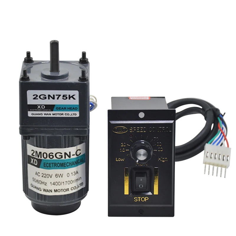 AC220V 6W 0-500rpm 2M06GN-C Single-phase speed-decelerating gear motor Suitable for mechanical equipment, power tools, DIY, etc.
AC220V 6W 0-500rpm 2M06GN-C Single-phase speed-decelerating gear motor Suitable for mechanical equipment, power tools, DIY, etc.