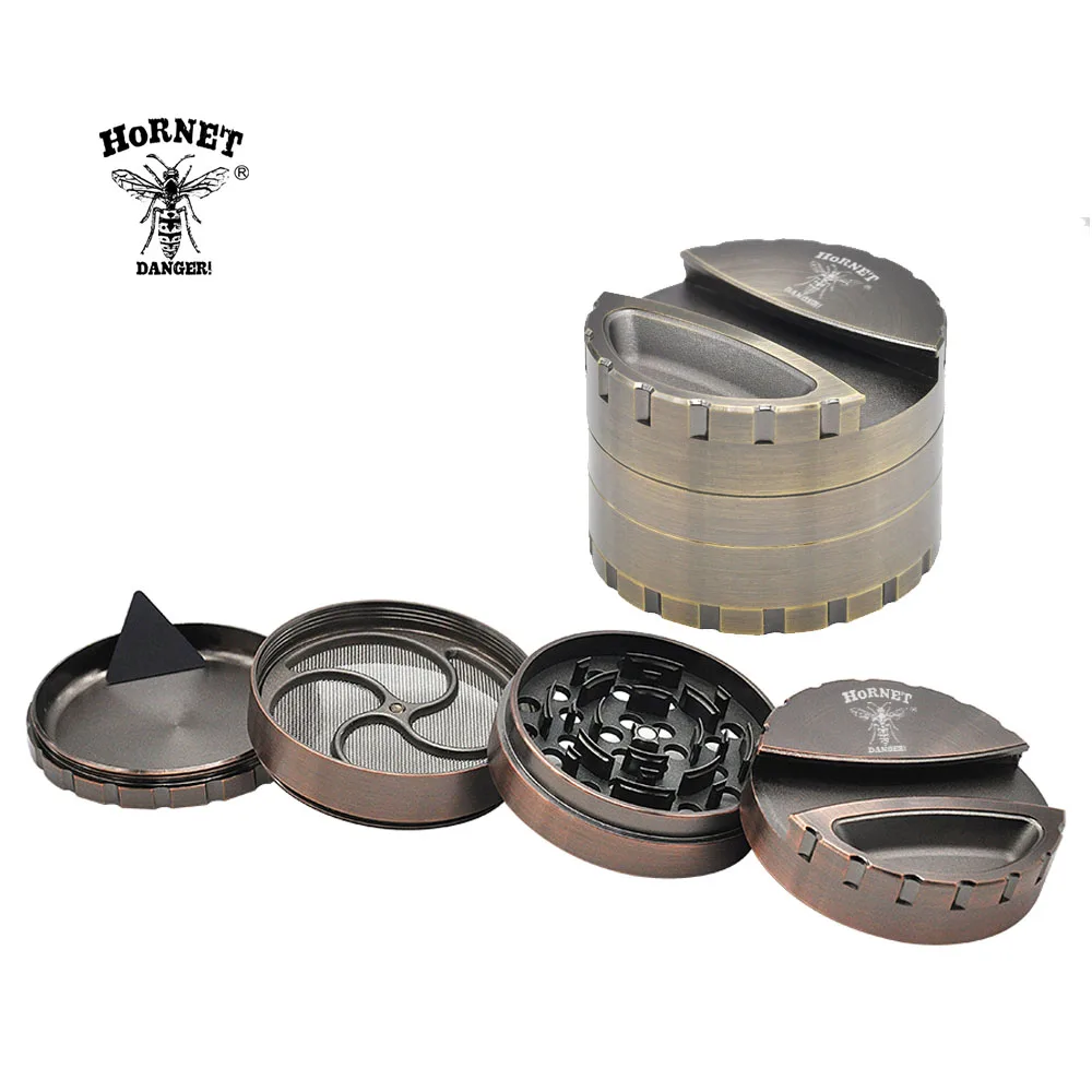 HORNET Heavy Zinc Alloy Herb Grinder With Blade Teeth 80 MM 4 Parts Tobacco Crusher Grinder With 78MM Rolling Holder
HORNET Heavy Zinc Alloy Herb Grinder With Blade Teeth 80 MM 4 Parts Tobacco Crusher Grinder With 78MM Rolling Holder