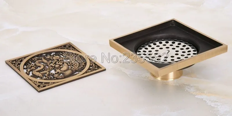 Bathroom Accessory / Antique Brass Square Shaped Floor Waste Shower Drain lhr0l43
Bathroom Accessory / Antique Brass Square Shaped Floor Waste Shower Drain lhr0l43