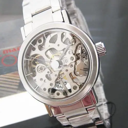 Fashion Lovers Mechanical Hand Wind Watches Brand Designer Skeleton Dress Clock 316L Band Sapphire Glass Back Transparent NW924
Fashion Lovers Mechanical Hand Wind Watches Brand Designer Skeleton Dress Clock 316L Band Sapphire Glass Back Transparent NW924
