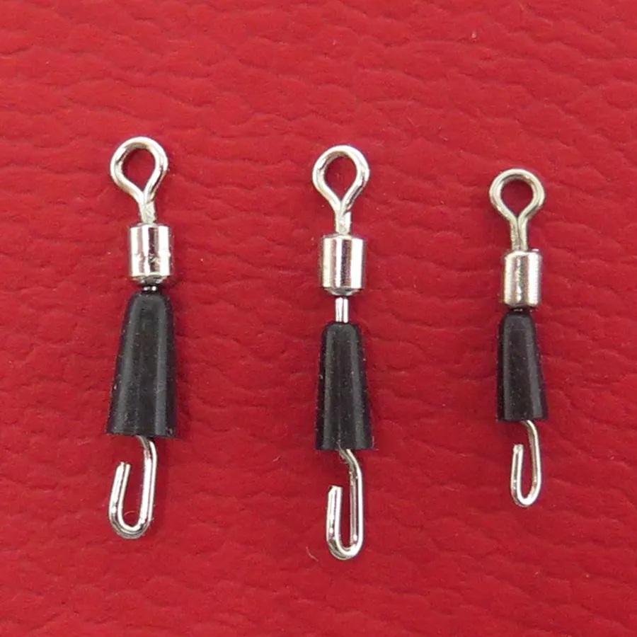 25/50 pcs/lot Quick Change Fishing Swivel Snap with Rubber Sleeve Rolling Swivel Fishing Line Clip Conncetor Accessories
25/50 pcs/lot Quick Change Fishing Swivel Snap with Rubber Sleeve Rolling Swivel Fishing Line Clip Conncetor Accessories