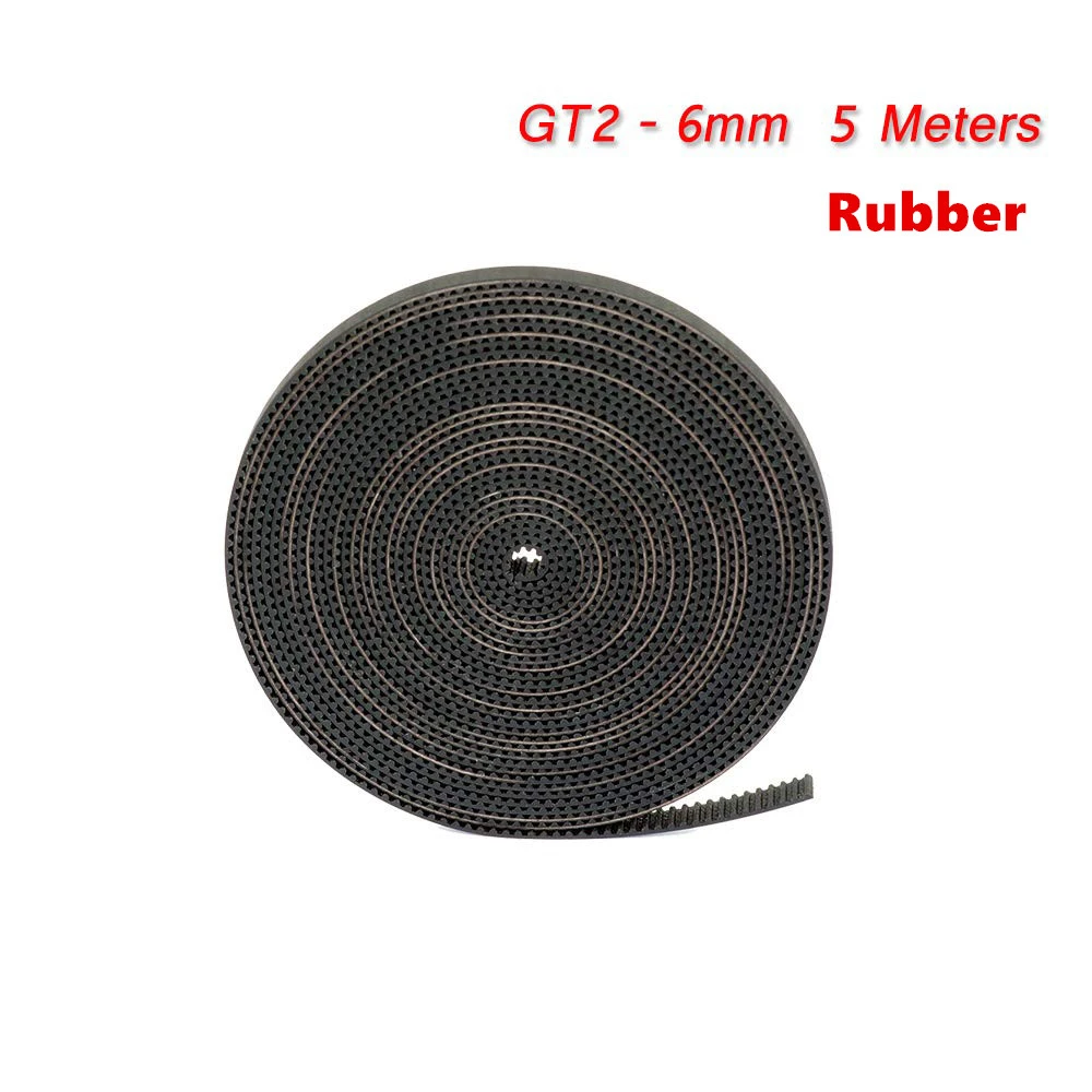 5M PU with Steel Core GT2 Belt Black Color 2GT Timing Belt 6mm Width for 3d printer
5M PU with Steel Core GT2 Belt Black Color 2GT Timing Belt 6mm Width for 3d printer