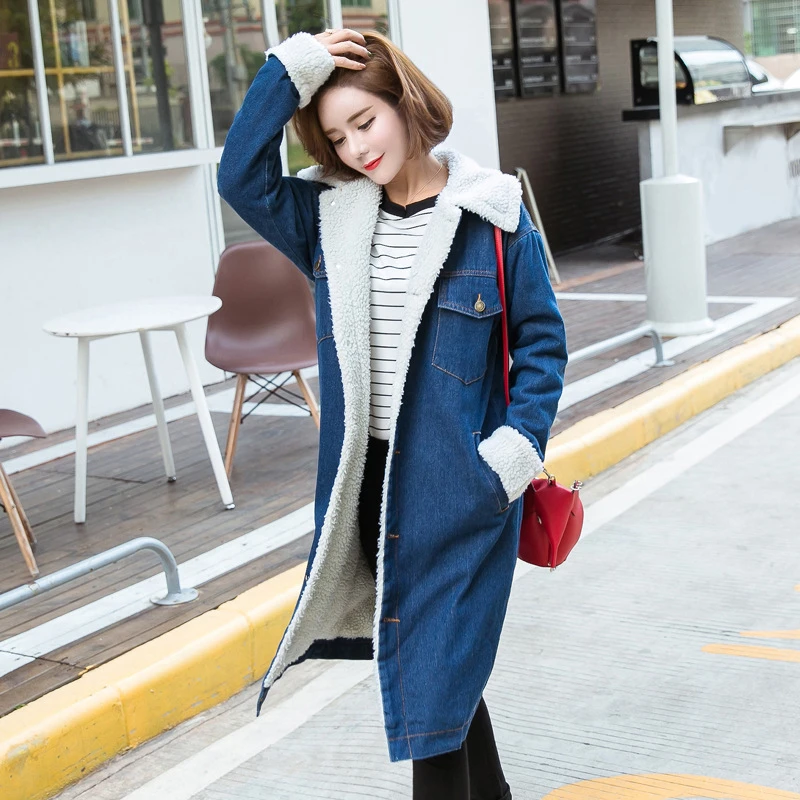 Denim jacket with fur for women long autumn winter fashion 2018 warm jeans jacket fur female ladies faux fur coat KK2669 X
Denim jacket with fur for women long autumn winter fashion 2018 warm jeans jacket fur female ladies faux fur coat KK2669 X