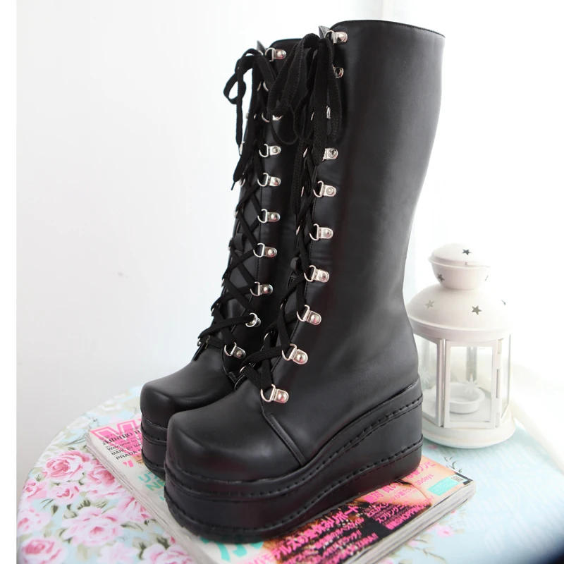 XIUNINGYAN Large Sizes 33-43 Customized Fashion Punk Cosplay Boots Woman Shoes Platform Winter Wedge High Heel Knee High Boots
XIUNINGYAN Large Sizes 33-43 Customized Fashion Punk Cosplay Boots Woman Shoes Platform Winter Wedge High Heel Knee High Boots