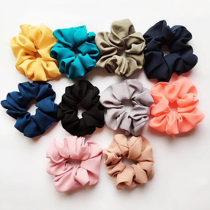 Candygirl 11 Colors Elastic Soft Chiffon Hair Scrunchie for Women Solid Ponytail Grip Hoop Holder Stretchy Hair Ties Accessories
Candygirl 11 Colors Elastic Soft Chiffon Hair Scrunchie for Women Solid Ponytail Grip Hoop Holder Stretchy Hair Ties Accessories