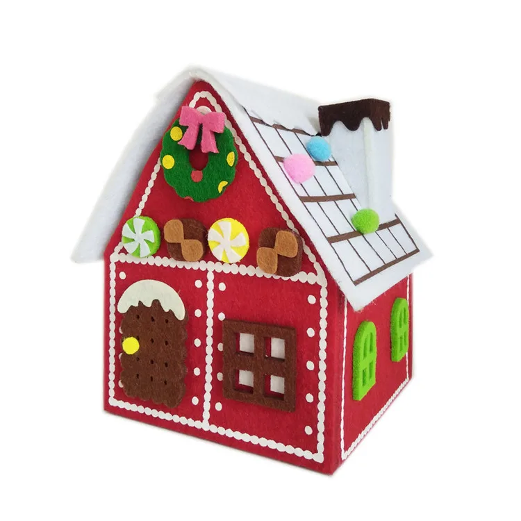 Free shipping 1pc/lot gingerbread house felt red house for Christmas candy gift bag Christmas candy bag
Free shipping 1pc/lot gingerbread house felt red house for Christmas candy gift bag Christmas candy bag