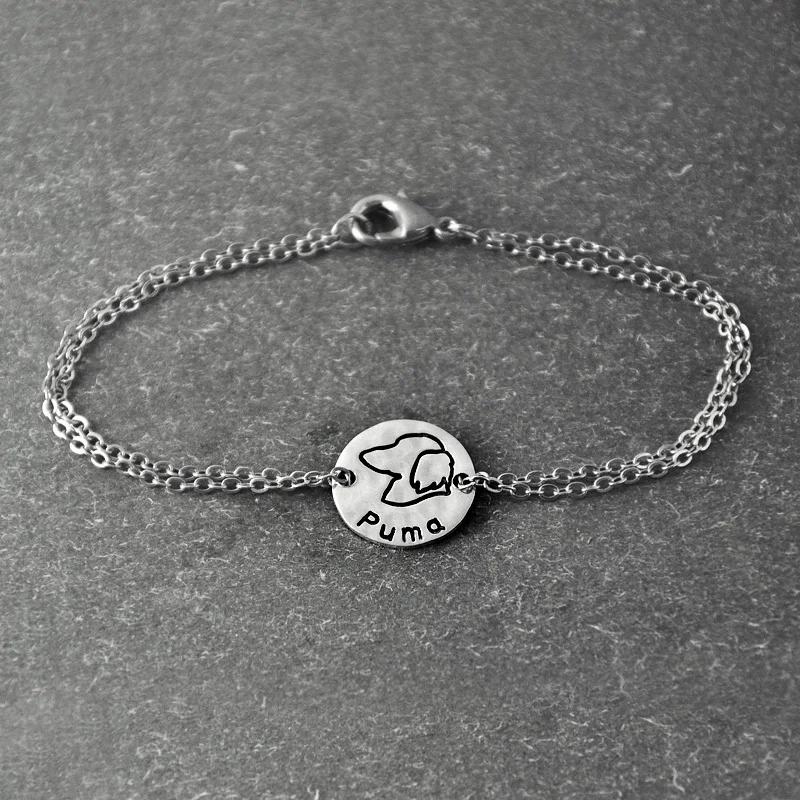 Dachshund bracelet, Personalized Dog Bracelet ,alloy Dog Pendant, Personalized Pets name, Dog Lover Gift, dog bracelet
Dachshund bracelet, Personalized Dog Bracelet ,alloy Dog Pendant, Personalized Pets name, Dog Lover Gift, dog bracelet