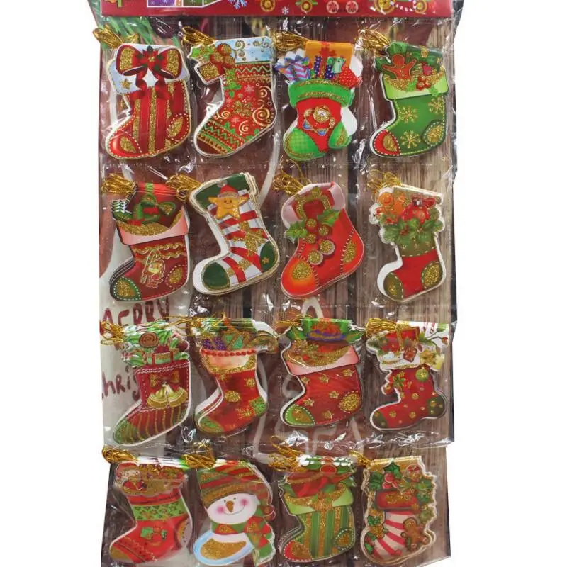 160pcs/lot Creative Sock Shape Christmas Card with Gold Wire Rope Christmas Tree Decoration Message Card
160pcs/lot Creative Sock Shape Christmas Card with Gold Wire Rope Christmas Tree Decoration Message Card