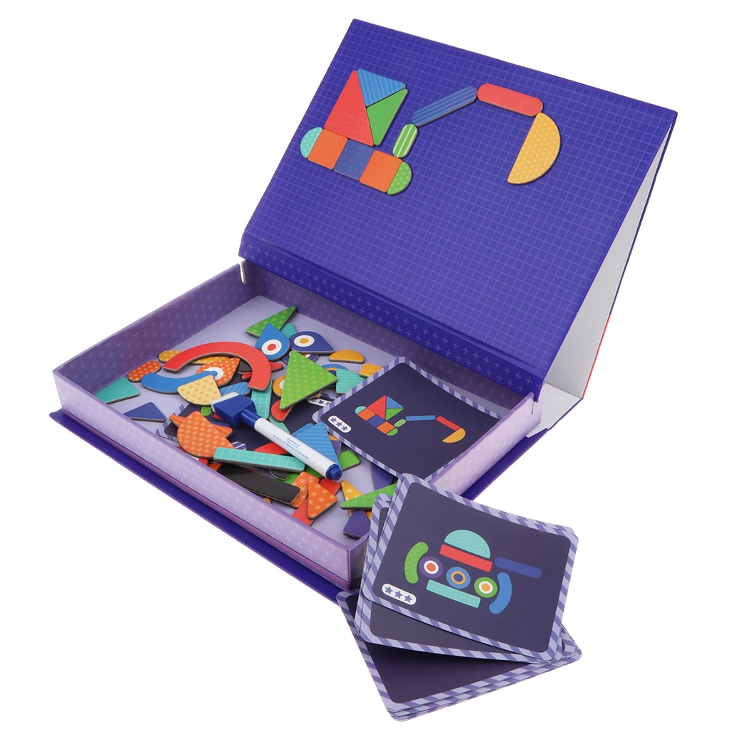 Box Of 3D Geometry Jigsaw Educational Toys Magnetic Drawing Puzzles Game Baby Toddlers Color & Shapes Learning Game
Box Of 3D Geometry Jigsaw Educational Toys Magnetic Drawing Puzzles Game Baby Toddlers Color & Shapes Learning Game