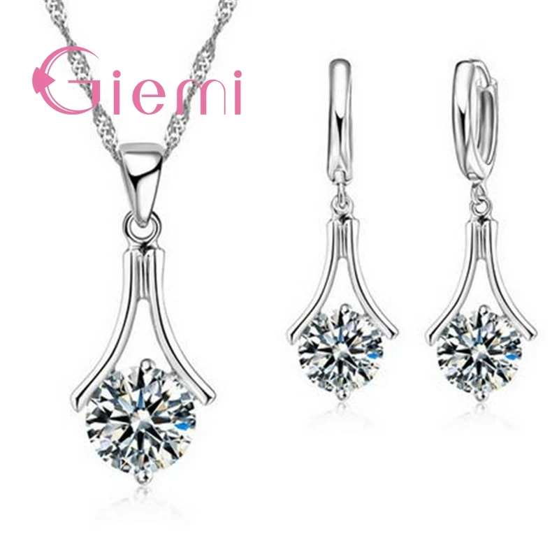 Novel 925 Sterling Silver Popular Modern Trendy Wedding Jewelry Sets Accessories Crystal Earring & Necklace Wedding
Novel 925 Sterling Silver Popular Modern Trendy Wedding Jewelry Sets Accessories Crystal Earring & Necklace Wedding