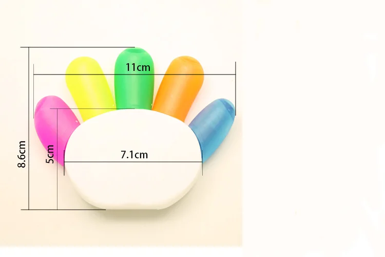 5 sets / lot , Finger Shaped Highlighter , Novelty Five Color Highlighter marker pen for Page Marking
5 sets / lot , Finger Shaped Highlighter , Novelty Five Color Highlighter marker pen for Page Marking