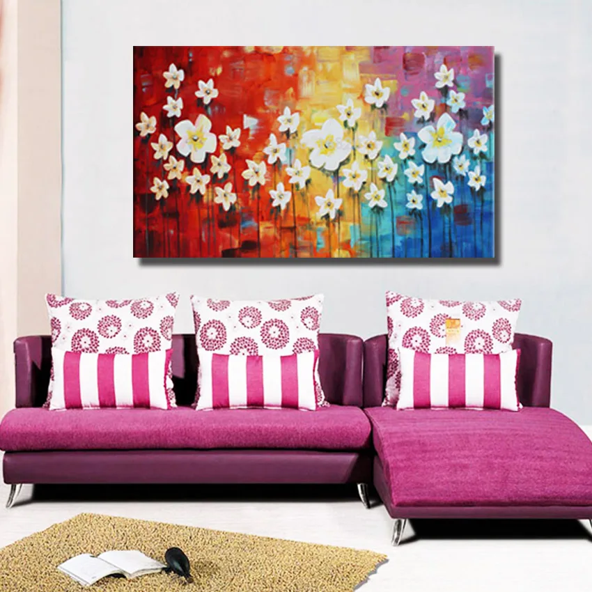 Free shipping Fashion 100%Handmade Abstract flowers Oil Painting on Canvas Pictures wall image picture room Home Decor no frame
Free shipping Fashion 100%Handmade Abstract flowers Oil Painting on Canvas Pictures wall image picture room Home Decor no frame