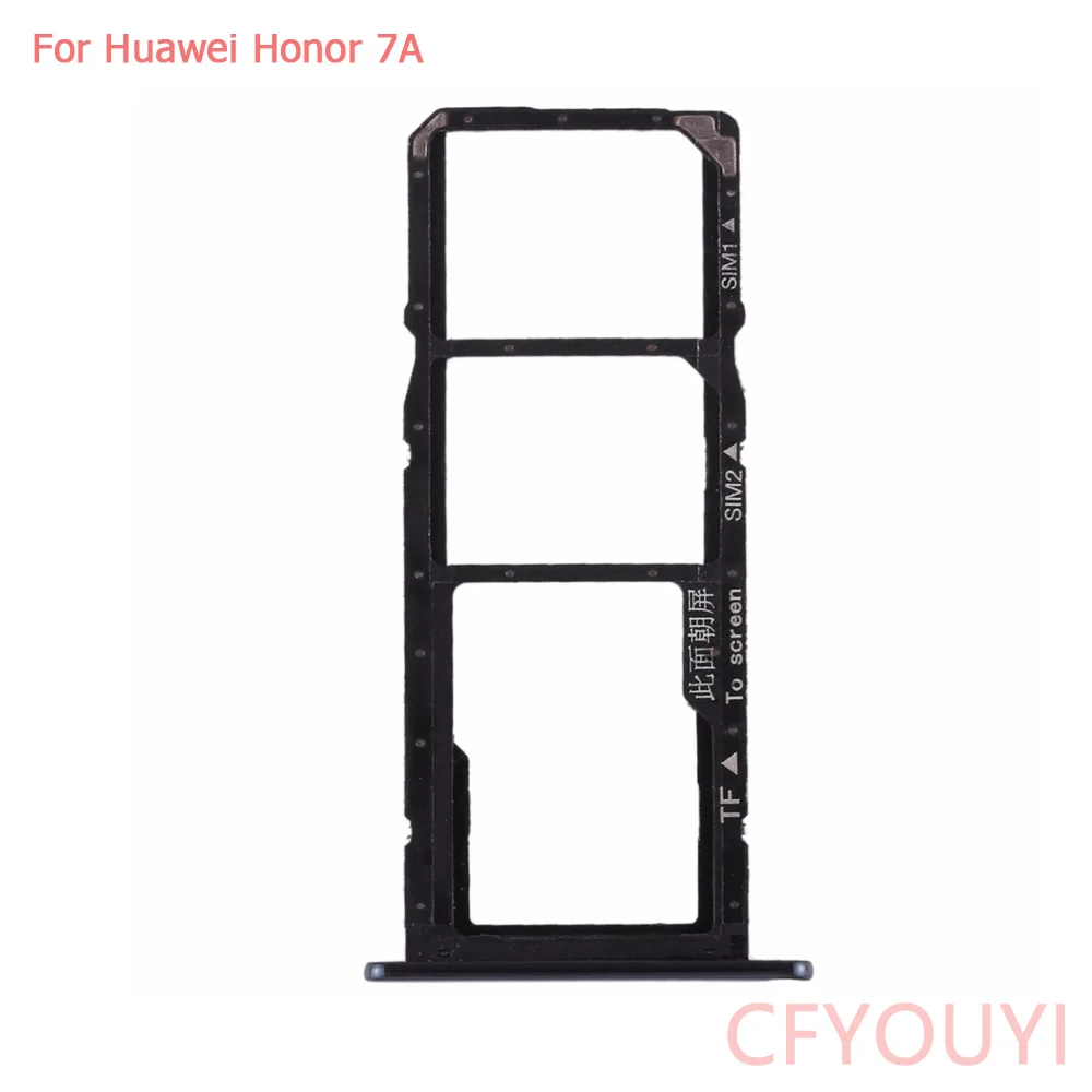 

New Dual SIM Card Tray Holder Carrier Nano Card Tray Slot Holder For Huawei Honor 7A