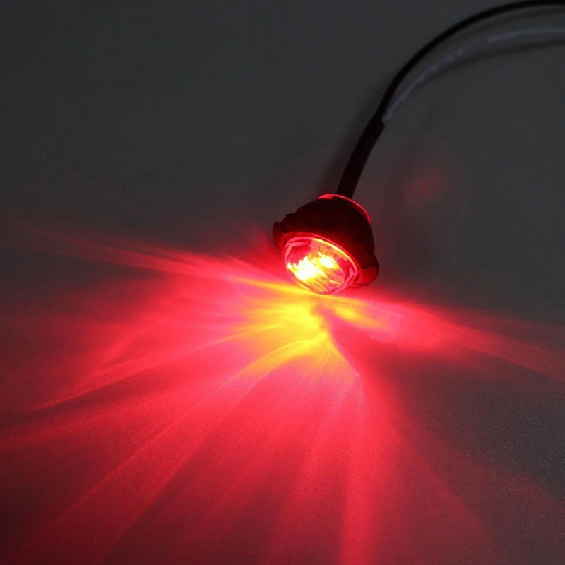NoEnName_Null 1 Pair Mini DC 12V 3/4" Round Side 3 LED Marker Trailer Bullet Light Waterproof #kui
NoEnName_Null 1 Pair Mini DC 12V 3/4" Round Side 3 LED Marker Trailer Bullet Light Waterproof #kui