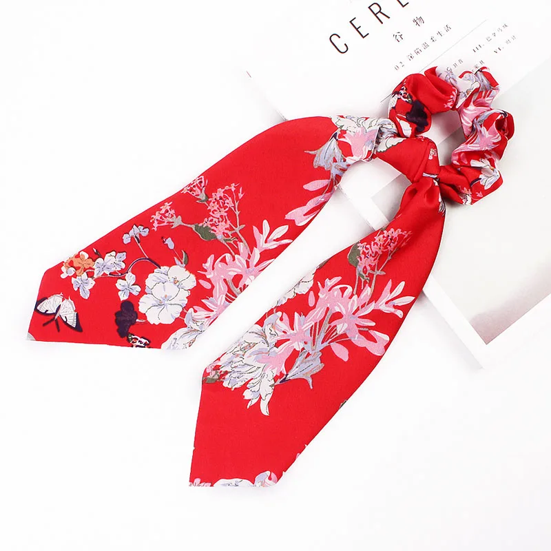 Summer Flower Satin Elastic Scrunchies Hair Ties Hairband Long Bow Ponytail Holder Headbands Hair Accessories Headwear
Summer Flower Satin Elastic Scrunchies Hair Ties Hairband Long Bow Ponytail Holder Headbands Hair Accessories Headwear